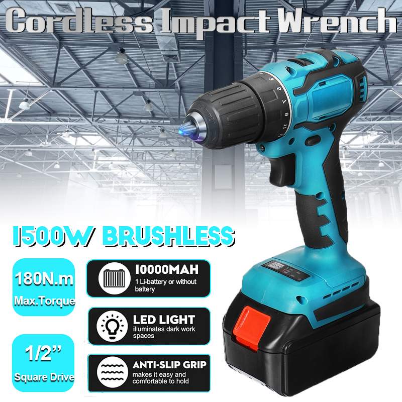 Cordless Brushless Drill Electric Screwdriver Electric Drill Power Driver Lithium-Ion Battery Mini Drilling Cordless Screwdriver
Cordless Brushless Drill Electric Screwdriver Electric Drill Power Driver Lithium-Ion Battery Mini Drilling Cordless Screwdriver