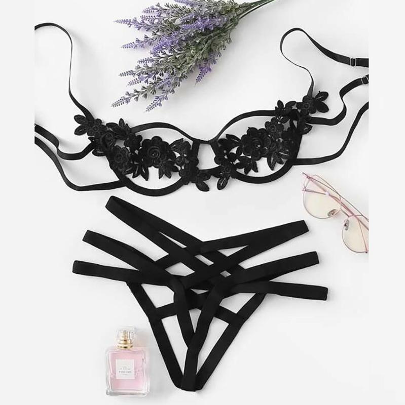 Sexy Bra Women Fashion 2020 Women Lingerie Corset Lace Underwire Racy Muslin Sleepwear Underwear Tops+Briefs Dames BH Lingerie, Black
Sexy Bra Women Fashion 2020 Women Lingerie Corset Lace Underwire Racy Muslin Sleepwear Underwear Tops+Briefs Dames BH Lingerie, Black