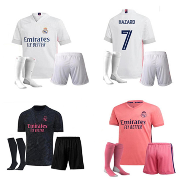 2020 2021 Real Madrid soccer jerseys short Home Away Third soccer kit HAZARD ZIDANE BENZEMA football shirt Camiseta De Futbol Men Kit sets
2020 2021 Real Madrid soccer jerseys short Home Away Third soccer kit HAZARD ZIDANE BENZEMA football shirt Camiseta De Futbol Men Kit sets