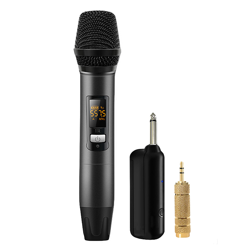 Wireless Microphone System with Receiver One for One Handheld Microphone for Mixer Speaker Desktop Bus o
Wireless Microphone System with Receiver One for One Handheld Microphone for Mixer Speaker Desktop Bus o