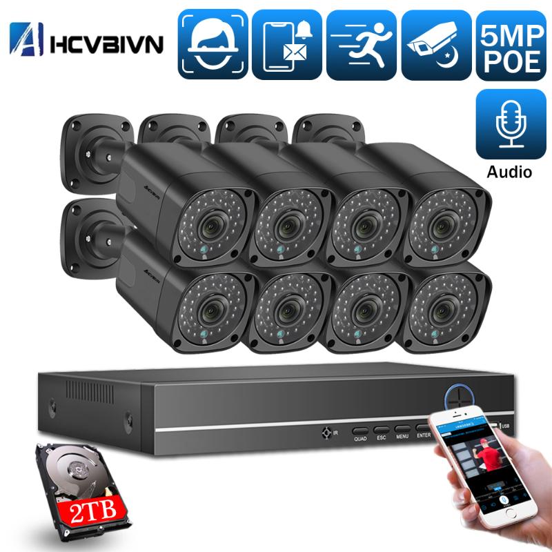 AHCVBIVN 5MP NVR Kit 8CH 4CH POE Camera System Human/Face Detection Audio IP Camera Outdoor Security Video Surveillance
AHCVBIVN 5MP NVR Kit 8CH 4CH POE Camera System Human/Face Detection Audio IP Camera Outdoor Security Video Surveillance