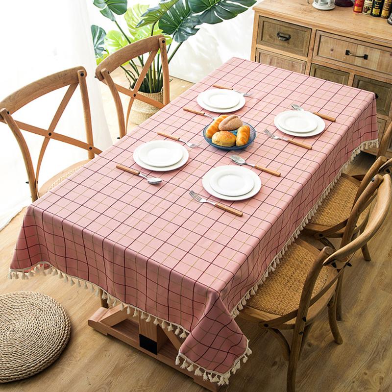 Polyester Jacquard Imitation Cotton And Linen Waterproof Plaid Tassel Lace Geometric Rectangular Dining Coffee Table Tablecloth, Green
Polyester Jacquard Imitation Cotton And Linen Waterproof Plaid Tassel Lace Geometric Rectangular Dining Coffee Table Tablecloth, Green
