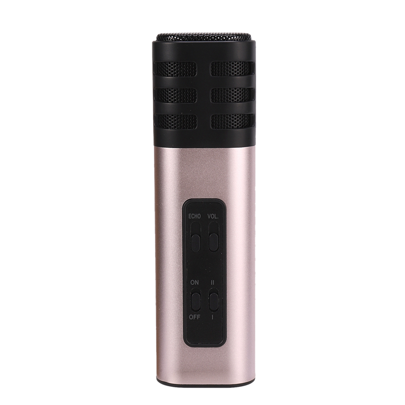 Portable Aluminum Alloy Microphone Professional Mobile Singing Microphone for Live Broadcasting Recording Meeting Rose Gold
Portable Aluminum Alloy Microphone Professional Mobile Singing Microphone for Live Broadcasting Recording Meeting Rose Gold