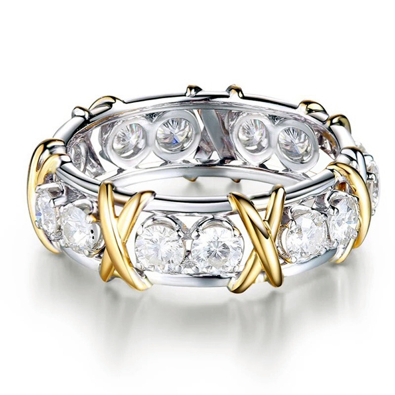 High Quality Rings Best Seller Jewelry Gold Plated Zircon Rings Fashion Women Ring Engagement White Diamond Ring
High Quality Rings Best Seller Jewelry Gold Plated Zircon Rings Fashion Women Ring Engagement White Diamond Ring
