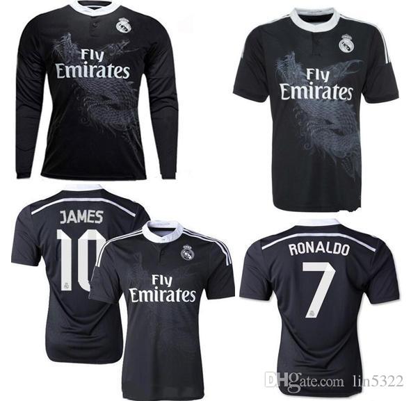 Top Retro Real Madrid 14 15 Third Soccer Football Jersey KAKA ZIDANE Beckham SERGIO RAMOS JAMES 2014 15 RAUL Robinho Long sleeve jersey, Black
Top Retro Real Madrid 14 15 Third Soccer Football Jersey KAKA ZIDANE Beckham SERGIO RAMOS JAMES 2014 15 RAUL Robinho Long sleeve jersey, Black