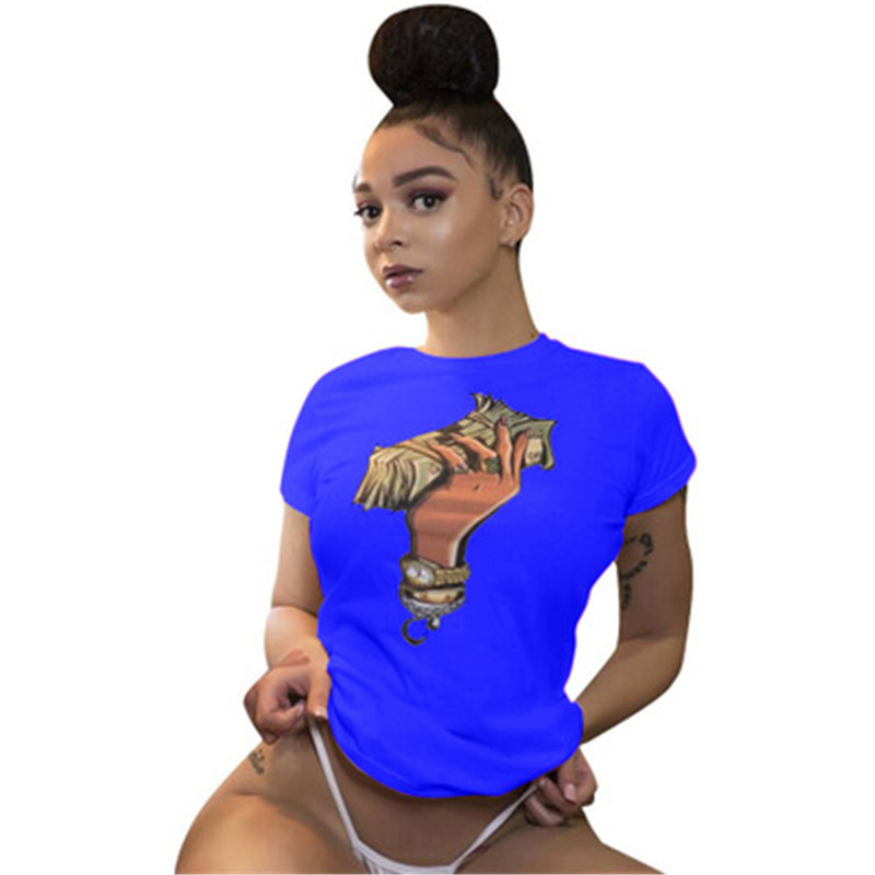 Women Summer Tshirts Dollar Printed Fashion Street Short Sleeve Tees Tops Designer Female Solid Color T Shirts Women Casual Clothing, T7348-
Women Summer Tshirts Dollar Printed Fashion Street Short Sleeve Tees Tops Designer Female Solid Color T Shirts Women Casual Clothing, T7348-