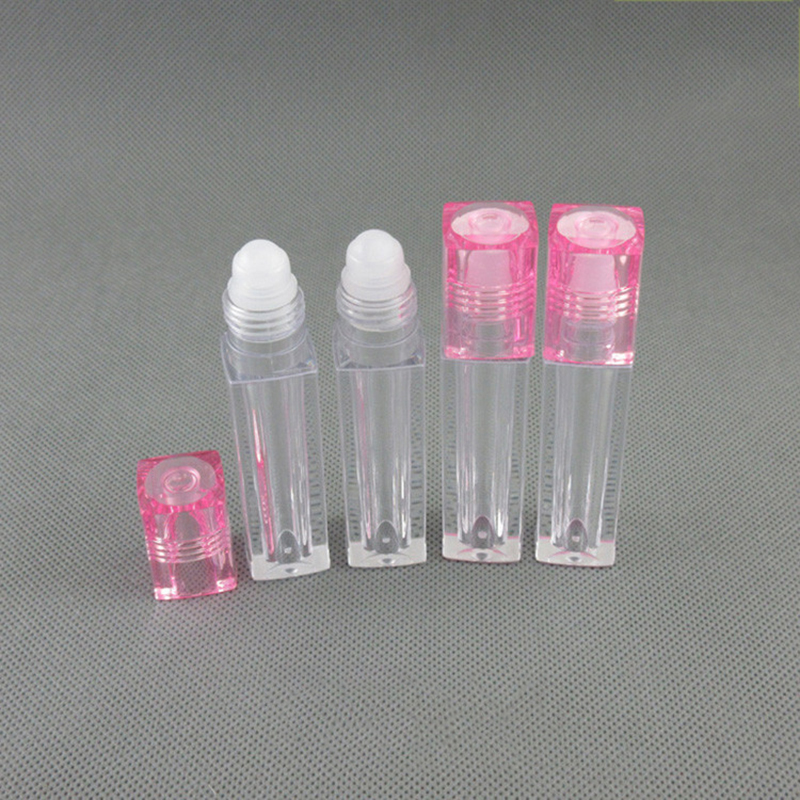 Roller Bottel Empty Lipgloss Bottle Plastic Lip Glss Tubes Roll-on Bottle Essential Oil Containers Mini Lipgloss Tubes