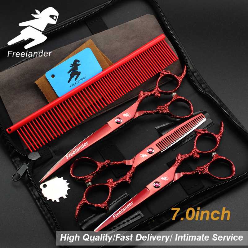 7 inch pet hairdressing scissors set high class pet dog scissors hair care & styling
7 inch pet hairdressing scissors set high class pet dog scissors hair care & styling