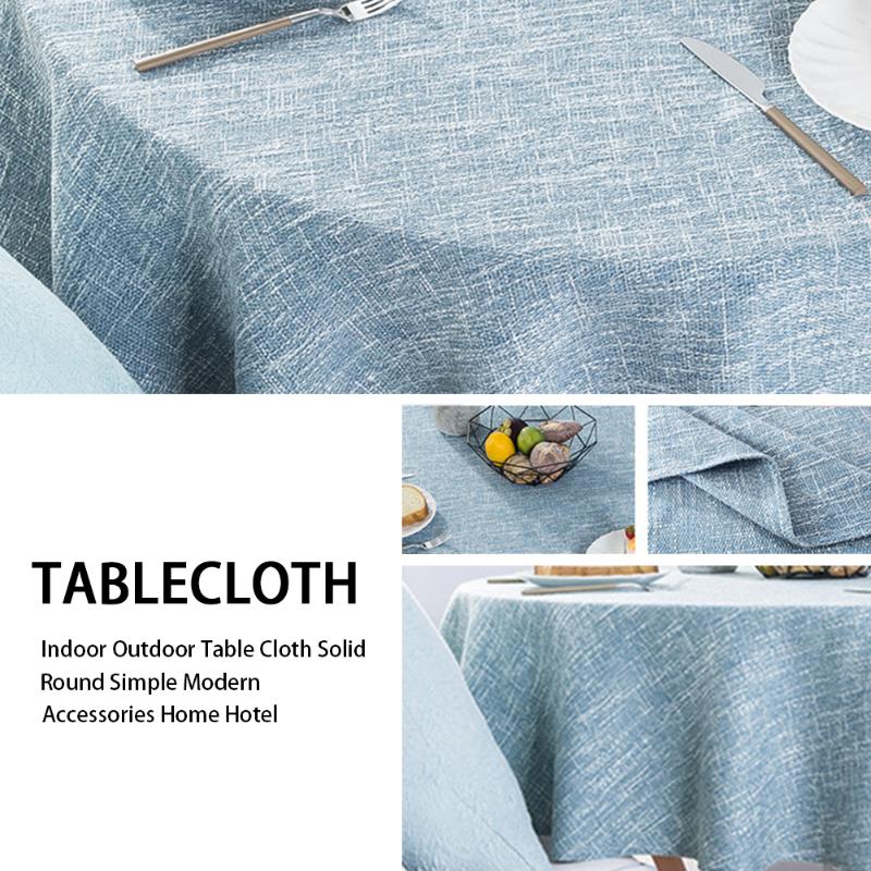 Banquet Solid Round Washable Home Hotel Decoration Table Cloth Wedding Accessories Simple Modern Indoor Outdoor Dinner Party
Banquet Solid Round Washable Home Hotel Decoration Table Cloth Wedding Accessories Simple Modern Indoor Outdoor Dinner Party
