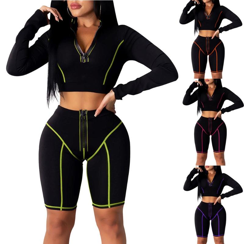 Fashion Womens Tracksuit Long Sleeve Short Striped Crop Tops And Leggings 2-piece Fitness Gym Sports Tights Exercise Sets#g4, Green
Fashion Womens Tracksuit Long Sleeve Short Striped Crop Tops And Leggings 2-piece Fitness Gym Sports Tights Exercise Sets#g4, Green