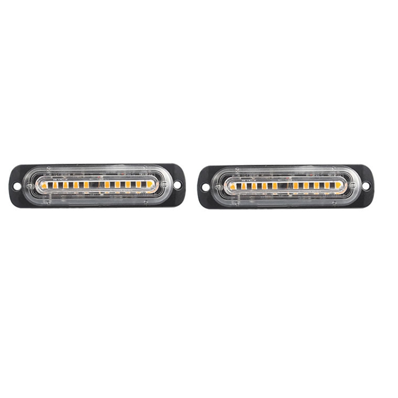 2Pcs 10 LED Emergency Strobe Lights LED Warning Light Stop Signal Lamps Trucks Side Marker Lights
2Pcs 10 LED Emergency Strobe Lights LED Warning Light Stop Signal Lamps Trucks Side Marker Lights