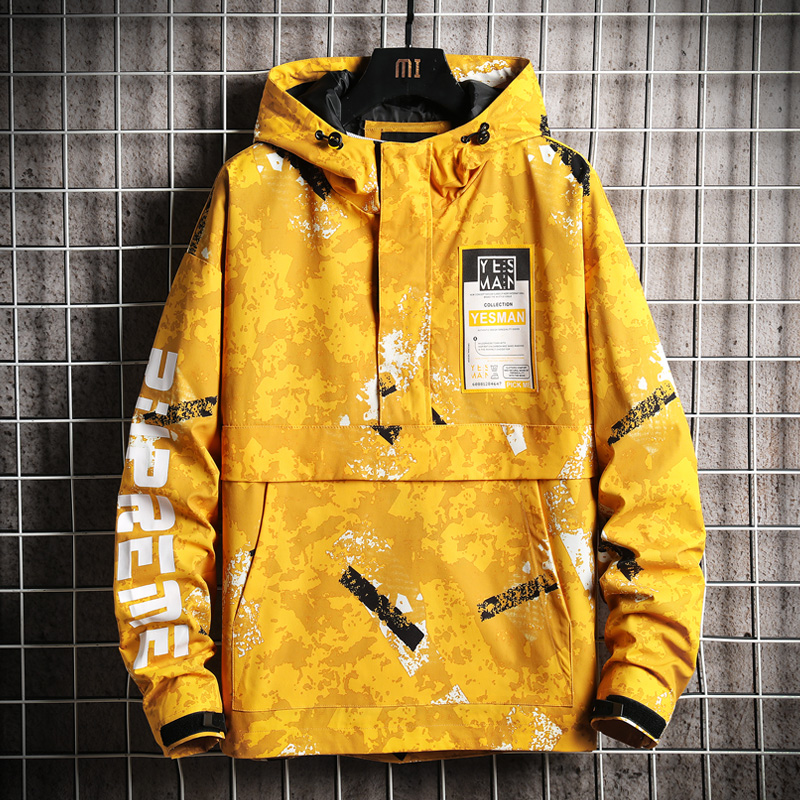 2020 New Casual Men's Jackets Waterproof Spring Hooded Coats Men Outerwear Casual Brand Male Clothing Bomber Jacket, Yellow
2020 New Casual Men's Jackets Waterproof Spring Hooded Coats Men Outerwear Casual Brand Male Clothing Bomber Jacket, Yellow