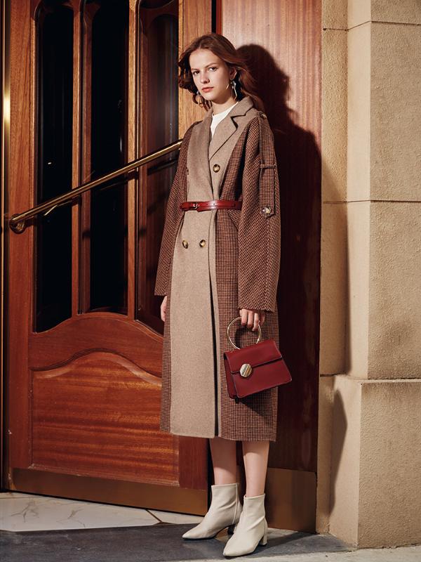 Fashion Vintage Plaid Wool Coat Women Slim Belt Long Jacket Ladies Double Breasted Winter Warm Woolen Outerwear Overcoat Female, Brown
Fashion Vintage Plaid Wool Coat Women Slim Belt Long Jacket Ladies Double Breasted Winter Warm Woolen Outerwear Overcoat Female, Brown