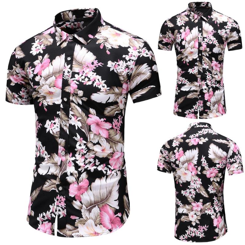 2020 new Men's Summer New Fashion Business Lapel Casual Short Sleeve Large Size Print Shirt Free express 3.28, Black
2020 new Men's Summer New Fashion Business Lapel Casual Short Sleeve Large Size Print Shirt Free express 3.28, Black