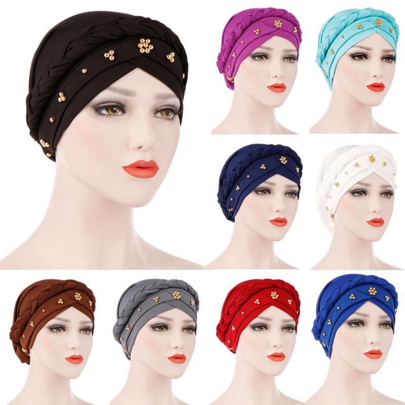 Womens Solid India Hat Muslim Turban Hat Beading Headwear Cap Head Scarf Cancer Chemo Beanies Hair Accessories Turbante, Sky blue
Womens Solid India Hat Muslim Turban Hat Beading Headwear Cap Head Scarf Cancer Chemo Beanies Hair Accessories Turbante, Sky blue