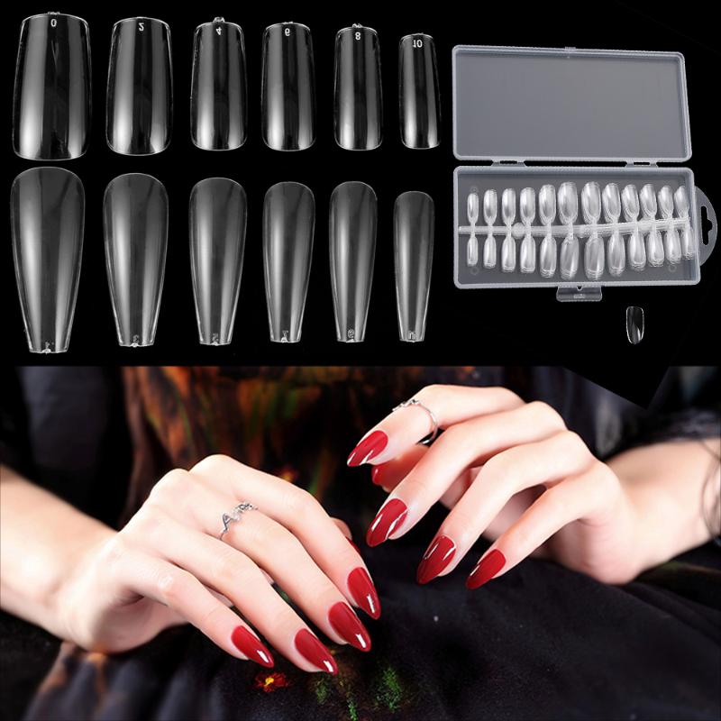 240Pcs Ballerina Stiletto False Nail Tips Full Cover Fake Nails Art Pointy Almond Shape Acrylic Transparent Manicure DIY Tools, Stiletto medium
240Pcs Ballerina Stiletto False Nail Tips Full Cover Fake Nails Art Pointy Almond Shape Acrylic Transparent Manicure DIY Tools, Stiletto medium