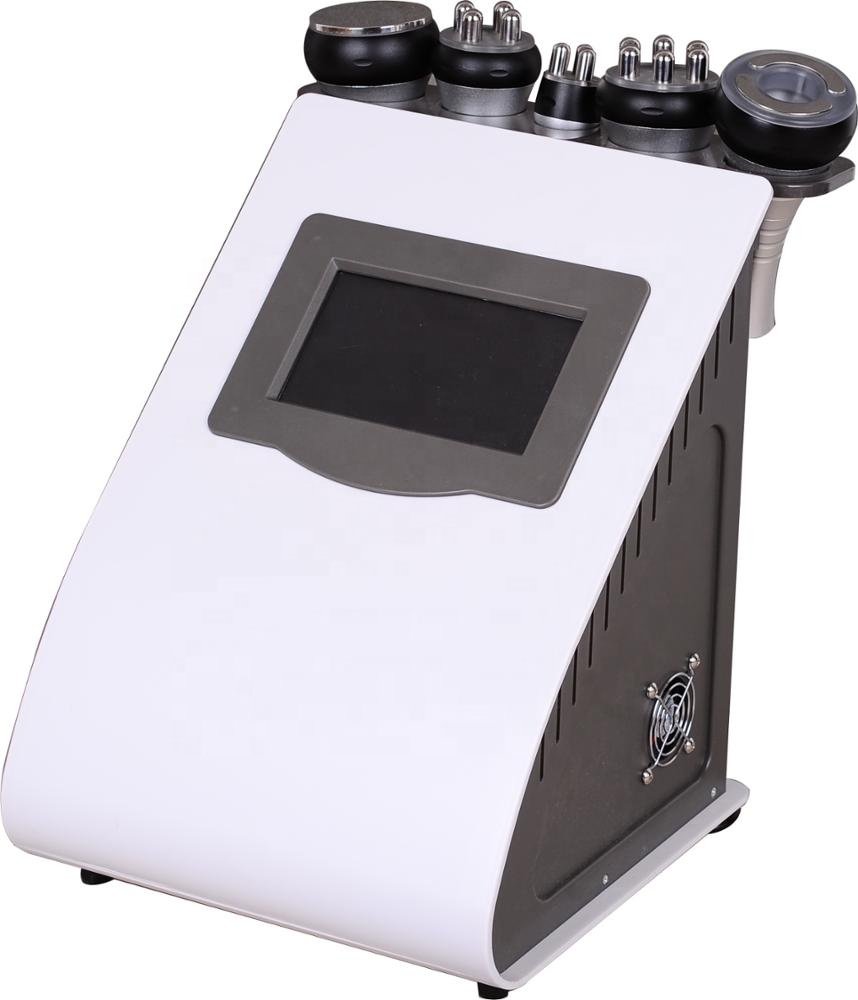 5 in 1 vacuum cavitation Multipolar RF 40k hz slimming machine Radio Frequency Skin Tightening Anti Aging Facial And Body Device