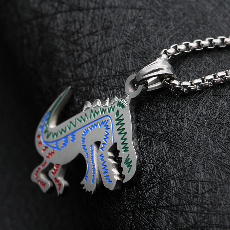 dragon necklaces men Cartoon dinosaur pendants wholesale stainless steel necklaces hip hop statement gifts for male Accessories
dragon necklaces men Cartoon dinosaur pendants wholesale stainless steel necklaces hip hop statement gifts for male Accessories