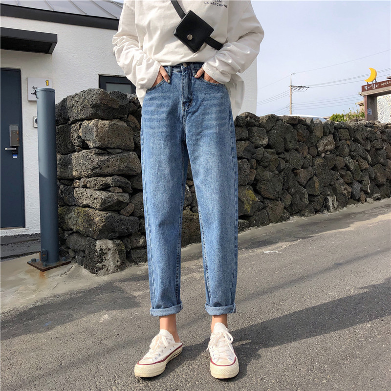 XL 3 colors 2020 spring korean chic style women denim jeans womens Casual high waist mom' jeans for women (Z8596, Black
XL 3 colors 2020 spring korean chic style women denim jeans womens Casual high waist mom' jeans for women (Z8596, Black