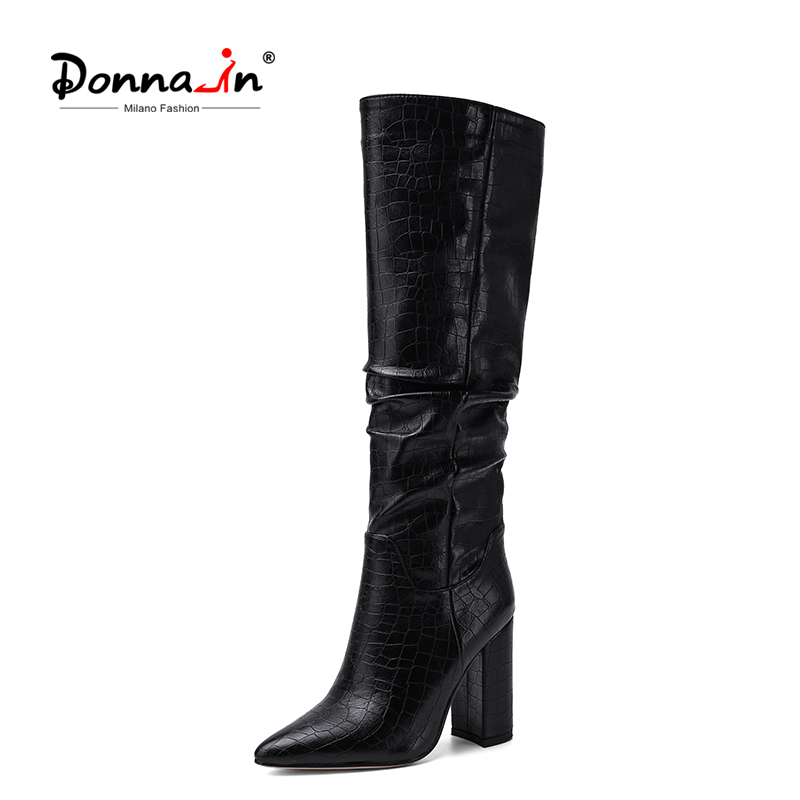 Donna-in 2020 Sexy Pleated Women Long Boots New Fashion Winter High Heel Thick Heel Western Cowboy Boot Female Shoes Large Size, White
Donna-in 2020 Sexy Pleated Women Long Boots New Fashion Winter High Heel Thick Heel Western Cowboy Boot Female Shoes Large Size, White