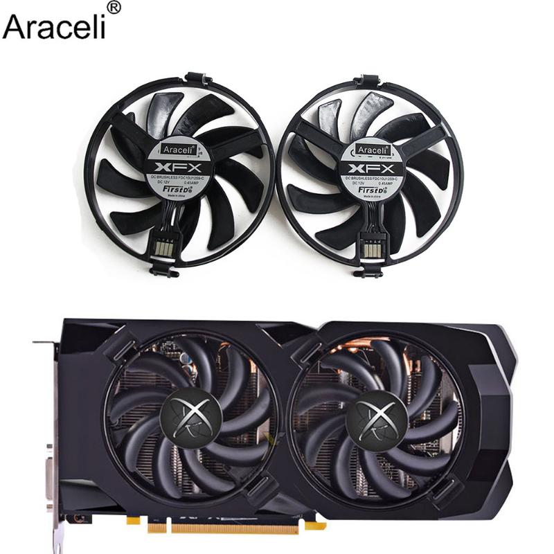 New 94mm fdc10h12s9-c LED cooling fan replacement XFX amd radon R7 370 RX 470 480 570 580 RX 460 460 
New 94mm fdc10h12s9-c LED cooling fan replacement XFX amd radon R7 370 RX 470 480 570 580 RX 460 460