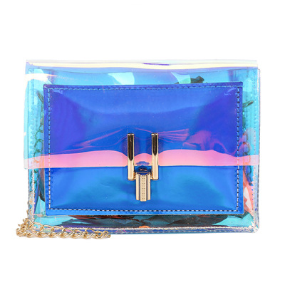 2020 fashion Women Laser Transparent Crossbody Bag Messenger Shoulder Bag PVC Jelly Small Tote Bags Waterproof Beach, Blue
2020 fashion Women Laser Transparent Crossbody Bag Messenger Shoulder Bag PVC Jelly Small Tote Bags Waterproof Beach, Blue