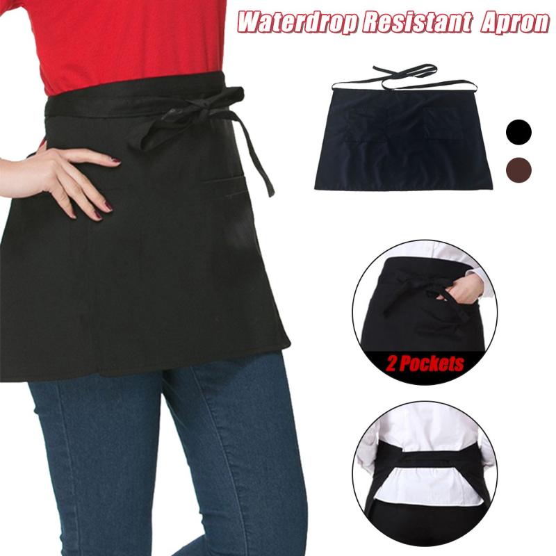 Adult Waterproof Cooking Apron With Pockets 1PC 60x40cm Kitchen Waterdrop Resistant Waitress Waist Apron Chef D724
Adult Waterproof Cooking Apron With Pockets 1PC 60x40cm Kitchen Waterdrop Resistant Waitress Waist Apron Chef D724