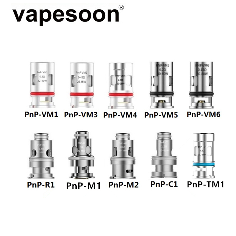PnP-VM1 VM5 VM6 PnP Coil Head for VOOPOO VINCI / VINCI R / VINCI X Pod DRAG S/X Vape Mod etc
PnP-VM1 VM5 VM6 PnP Coil Head for VOOPOO VINCI / VINCI R / VINCI X Pod DRAG S/X Vape Mod etc