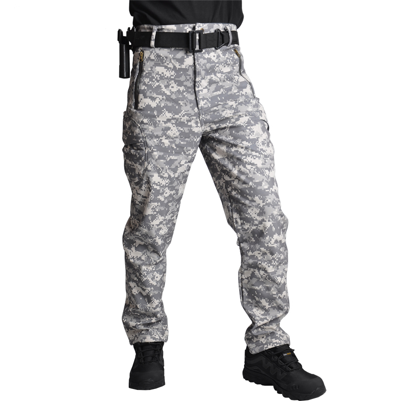 Hiking Aiesoft Trousers Tactical Pants Men Outdoor Sports Plus Size Waterproof Outdoor Pants Camping Climb Run Trousers