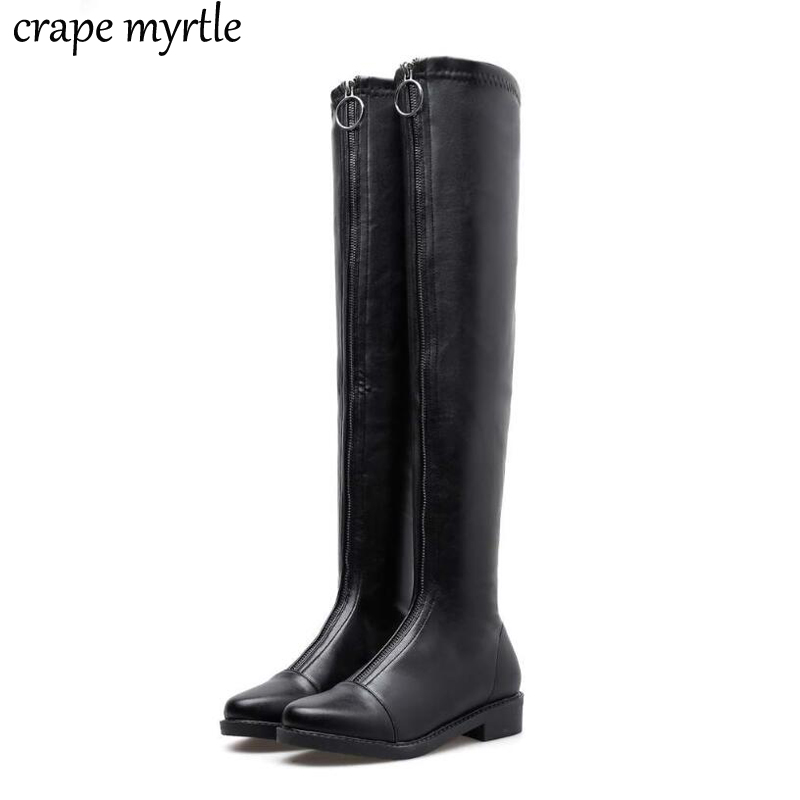 Women's Boots Long Snow Knee High Booties Cowboy Warm Shoes Leather Fashion Ladies black Boots Shoes low femme YMA963
Women's Boots Long Snow Knee High Booties Cowboy Warm Shoes Leather Fashion Ladies black Boots Shoes low femme YMA963