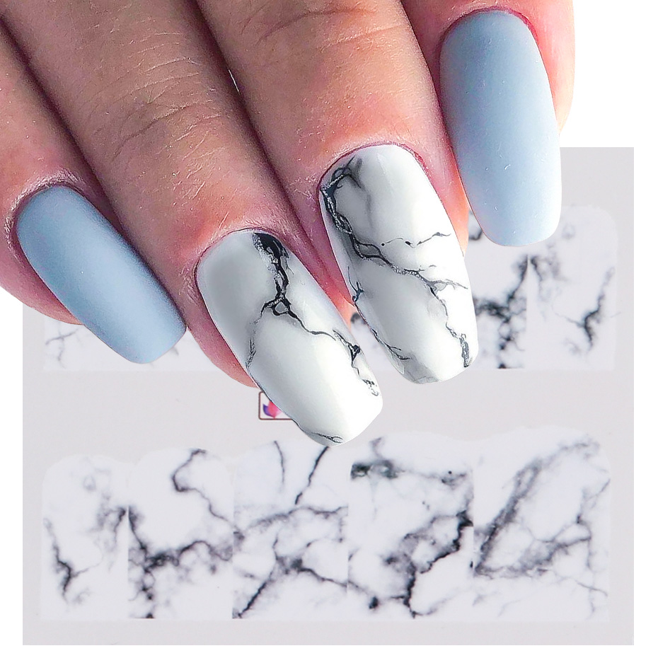 1pcs Gradient Marble Nail Stickers Water Transfer Decals Ink Black Full Wraps Foils Design Nail Art Sliders Manicure TRBN613-624
1pcs Gradient Marble Nail Stickers Water Transfer Decals Ink Black Full Wraps Foils Design Nail Art Sliders Manicure TRBN613-624