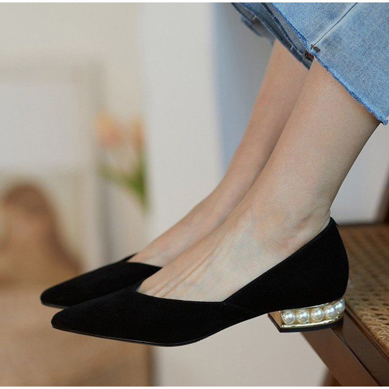 Dropshipping Women Pu Leather Pointed Toe Ladies Slip on Pearl Low Square Heels Female Slip on Fashion Pumps Casual New Fashion, Pink
Dropshipping Women Pu Leather Pointed Toe Ladies Slip on Pearl Low Square Heels Female Slip on Fashion Pumps Casual New Fashion, Pink