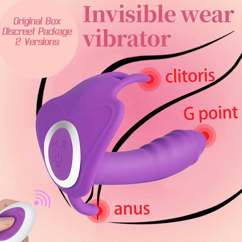 10 Speed Wearable Dildo Vibrator Sex Toy For Women Masturbator Clitoris Stimulator Wireless Remote Control Vibrators Adult Toys T200818