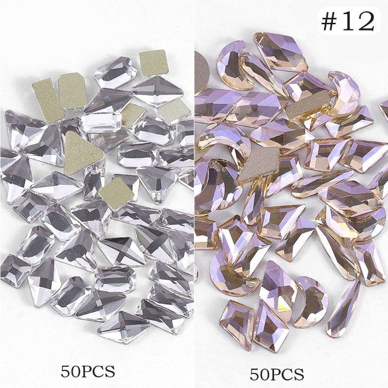 Mixed 100pcs Crystal AB Nail Art Rhinestones Strass Shiny Glass Nail Stones Gems For 3D Nails DIY Manicure Decorations
Mixed 100pcs Crystal AB Nail Art Rhinestones Strass Shiny Glass Nail Stones Gems For 3D Nails DIY Manicure Decorations