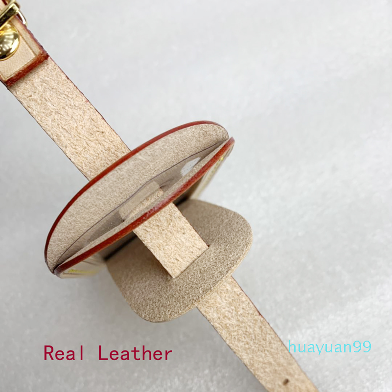 New- luggage tag Classical Real Leather Personalized custom Logo travel label add hot stamping initials