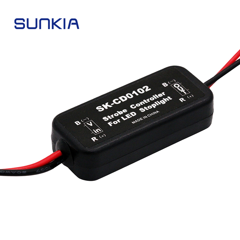 SUNKIA GS-100A 1pcs Brake Lights Strob Controller LED Tail Light Controller Box with Fast and Slow Flash Warming Function, As pic
SUNKIA GS-100A 1pcs Brake Lights Strob Controller LED Tail Light Controller Box with Fast and Slow Flash Warming Function, As pic