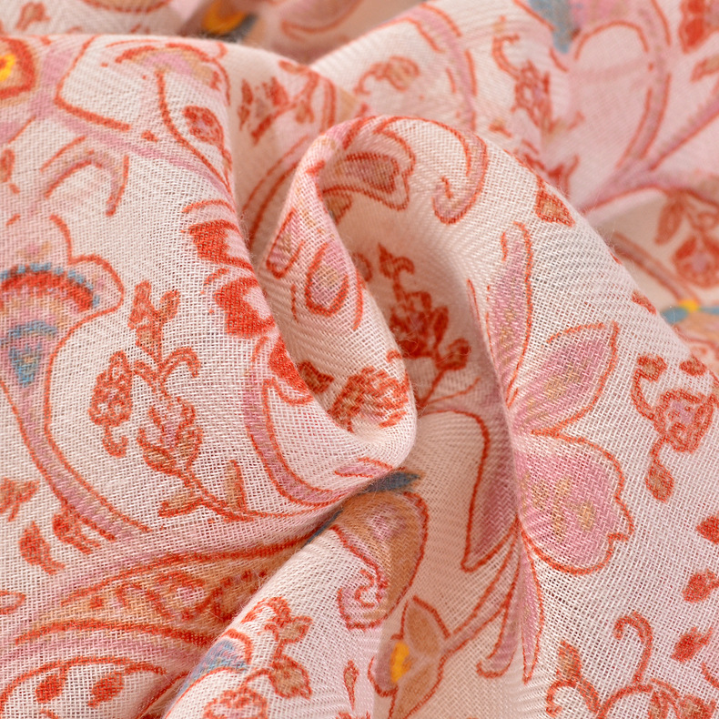PHLE 2020 autumn and winter new retro ethnic pink print scarf travel sunscreen shawl beach towel long scarf
PHLE 2020 autumn and winter new retro ethnic pink print scarf travel sunscreen shawl beach towel long scarf