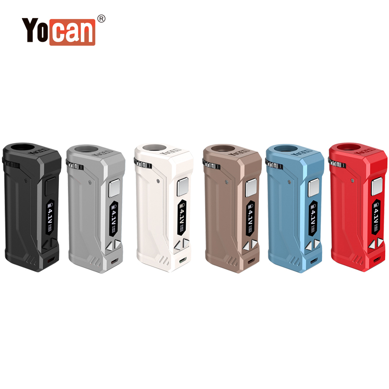 100% Original Authentic Yocan UNI Pro Box Mod 650mAh Preheat VV Variable Voltage Battery With Magnetic 510 Thread Adapter For Atomizer
100% Original Authentic Yocan UNI Pro Box Mod 650mAh Preheat VV Variable Voltage Battery With Magnetic 510 Thread Adapter For Atomizer