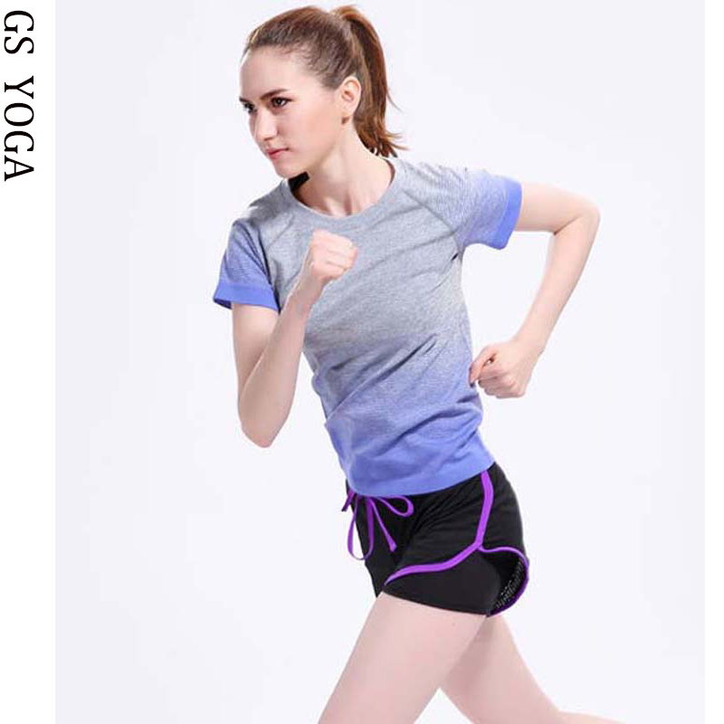 Woman Yoga T-shirts Gym T Shirts Running Tees Tights Women' Sport Short Sleeve Dry Quick Clothing G-077, Orange
Woman Yoga T-shirts Gym T Shirts Running Tees Tights Women' Sport Short Sleeve Dry Quick Clothing G-077, Orange