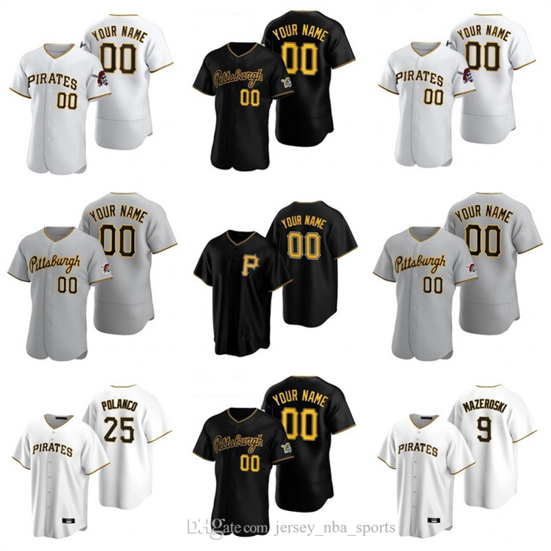Oneil Cruz Jersey Ke Bryan Hayes Colin Moran Francisco Liriano Antonio Brown Jackie Robinson Kevin Newman Baseball Jerseys Custom Stitched