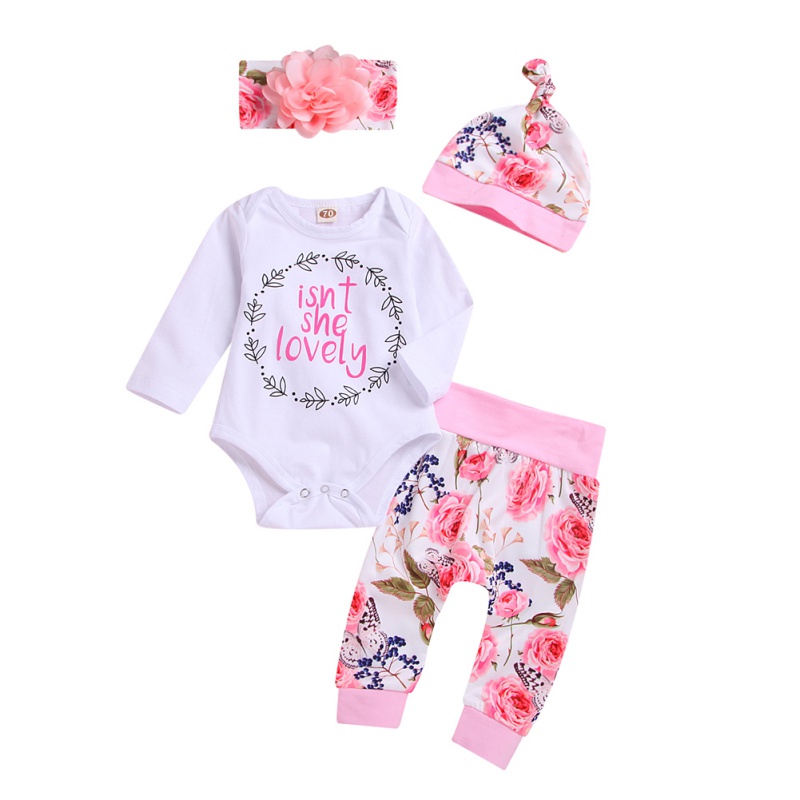 Newborn Baby Girl Clothes Fall Long Sleeve Letter Romper Top Pants Hat Casual Baby Clothes Set For 0-18M
Newborn Baby Girl Clothes Fall Long Sleeve Letter Romper Top Pants Hat Casual Baby Clothes Set For 0-18M