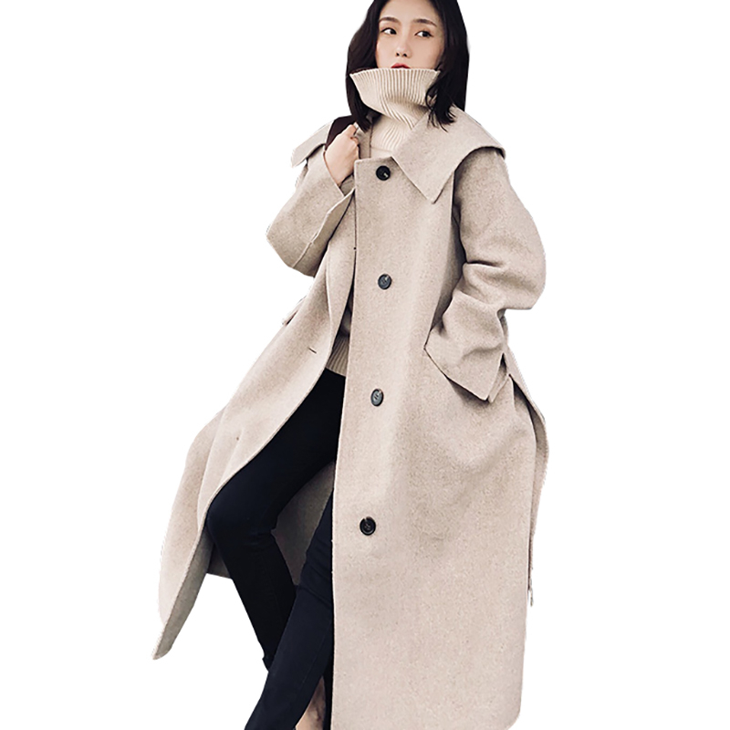 Women Wool Coat High Quality New Fashion Tied Waist Vintage Woolen Jacket Female Elegant Khaki Overknee Long Windbreaker Ly49, Avocado green
Women Wool Coat High Quality New Fashion Tied Waist Vintage Woolen Jacket Female Elegant Khaki Overknee Long Windbreaker Ly49, Avocado green