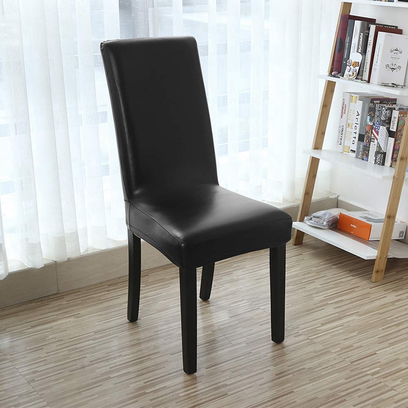 Dining Chair Covers, Solid Pu Leather Waterproof and Oilproof Stretch Dining Chair Cover Slipcover for Home Decorative Black
Dining Chair Covers, Solid Pu Leather Waterproof and Oilproof Stretch Dining Chair Cover Slipcover for Home Decorative Black