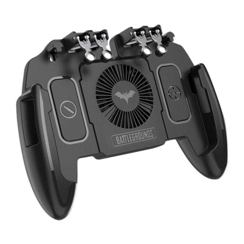 

Game Controller for MEMO Mobile Phone Game Handle for PUBG Six Finger All-In-One Mobile Controller Gamepad L1 R1 Trigger