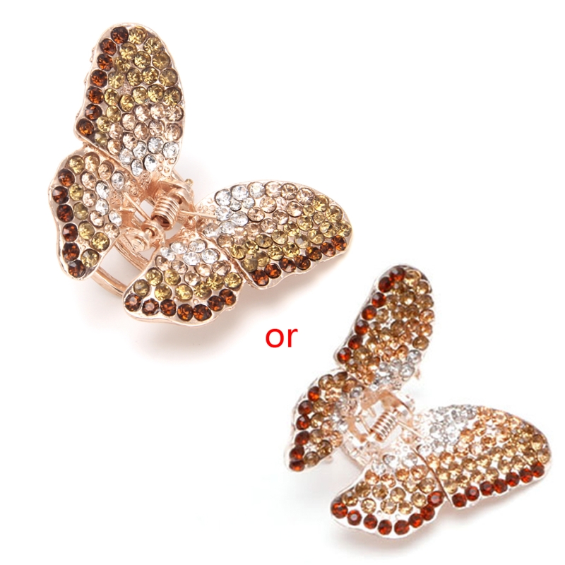 Girl Women Fashion Butterfly Claw Crystal Rhinestone Hair Clip Clamp Hairpin Jaw 
Girl Women Fashion Butterfly Claw Crystal Rhinestone Hair Clip Clamp Hairpin Jaw