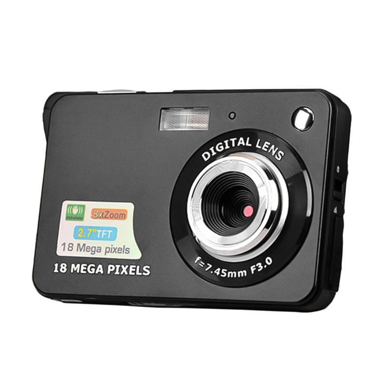 Digital Camera Mini Pocket Camera 18MP 2.7 Inch TFT LCD Screen 8x Zoom Smile Capture Anti-Shake with Battery
Digital Camera Mini Pocket Camera 18MP 2.7 Inch TFT LCD Screen 8x Zoom Smile Capture Anti-Shake with Battery