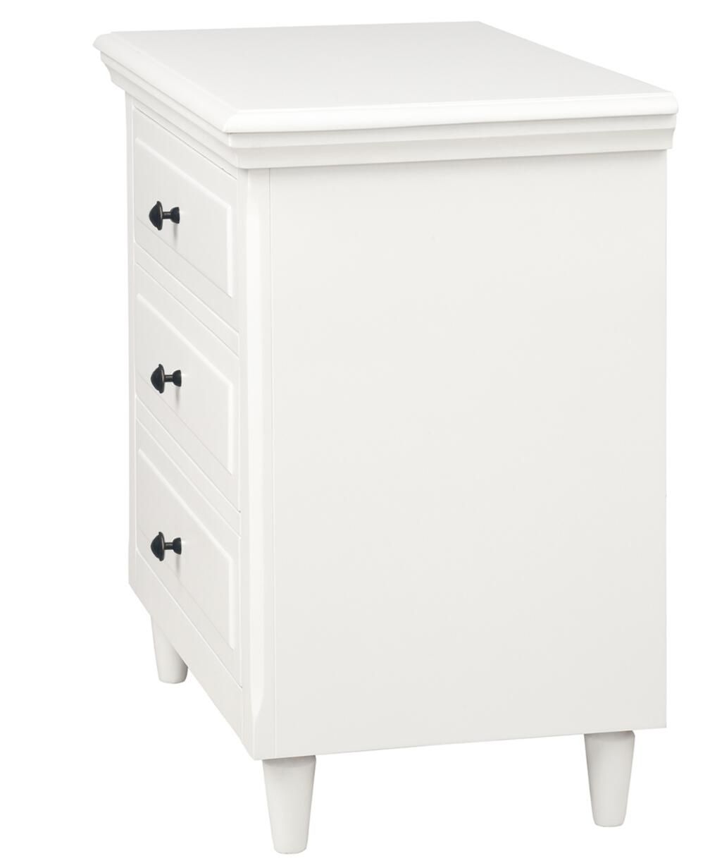 US STOCK FAST Shipping U_STYLE 3-Drawer Nightstand Storage soild Wood Cabinet nightands morden Bedroom Furniture WF193010AAK