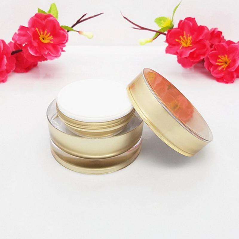 50PCS 5g 10g 15g 30g 50g Gold Round Acrylic Cosmetic Jar cream jar cosmetic Gold Lotion Bottles
50PCS 5g 10g 15g 30g 50g Gold Round Acrylic Cosmetic Jar cream jar cosmetic Gold Lotion Bottles