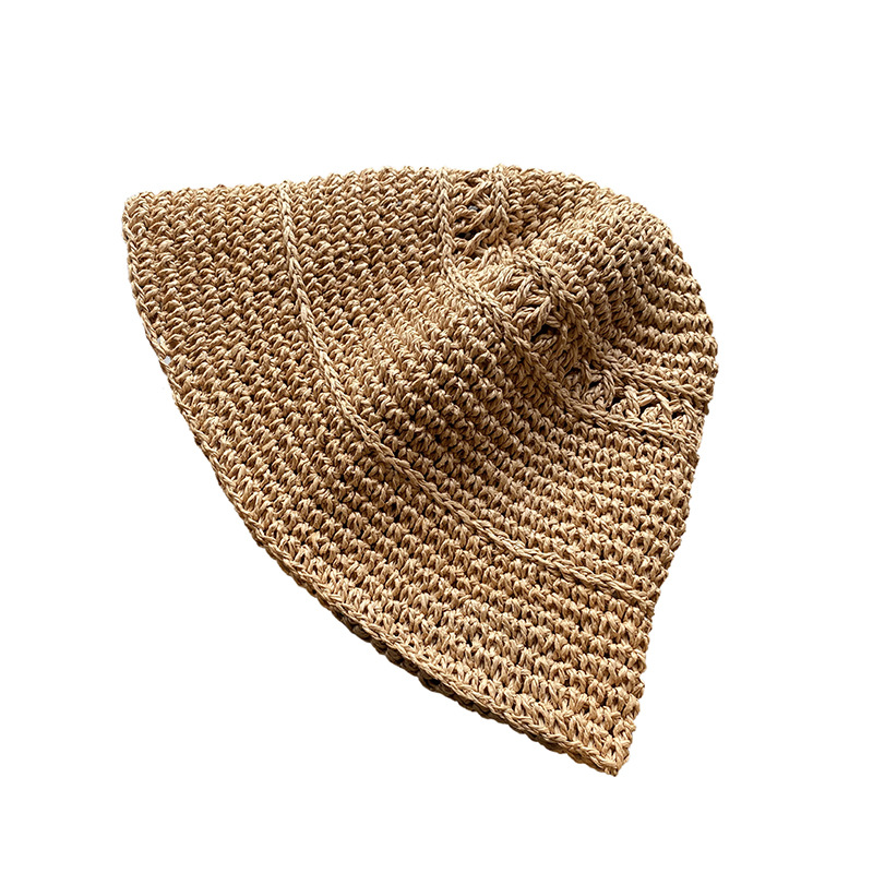 Sun Hat Spring and Summer Hand-Woven Straw Hat Stripe Weave Travel Fisherman Basin Wild Shade Straw Beach Visor, Khaki
Sun Hat Spring and Summer Hand-Woven Straw Hat Stripe Weave Travel Fisherman Basin Wild Shade Straw Beach Visor, Khaki