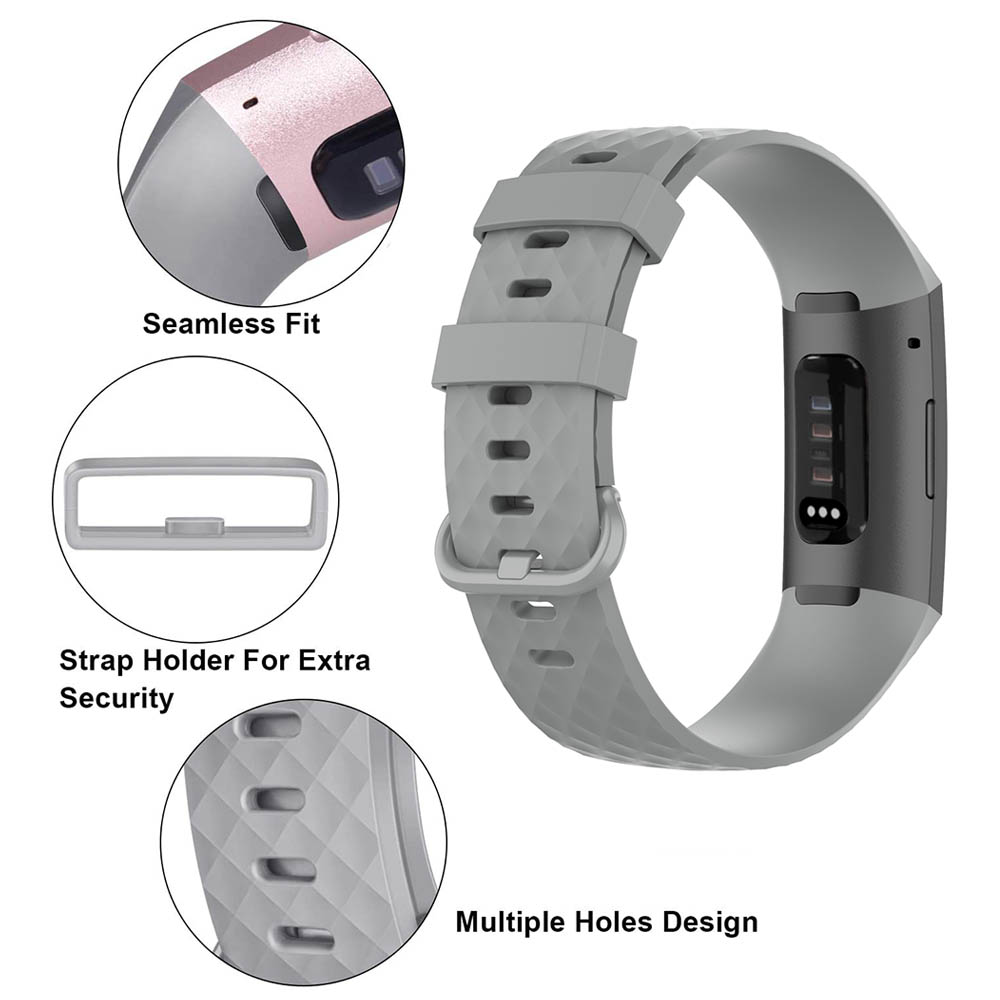 Strap 4 Bracelet Sport Watch Bands Silicone Wristband For Fitbit Charge 3/3 SE Accessories free shipping